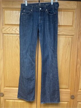 7 For All Mankind Low-Rise Bootcut Jeans - Size 27